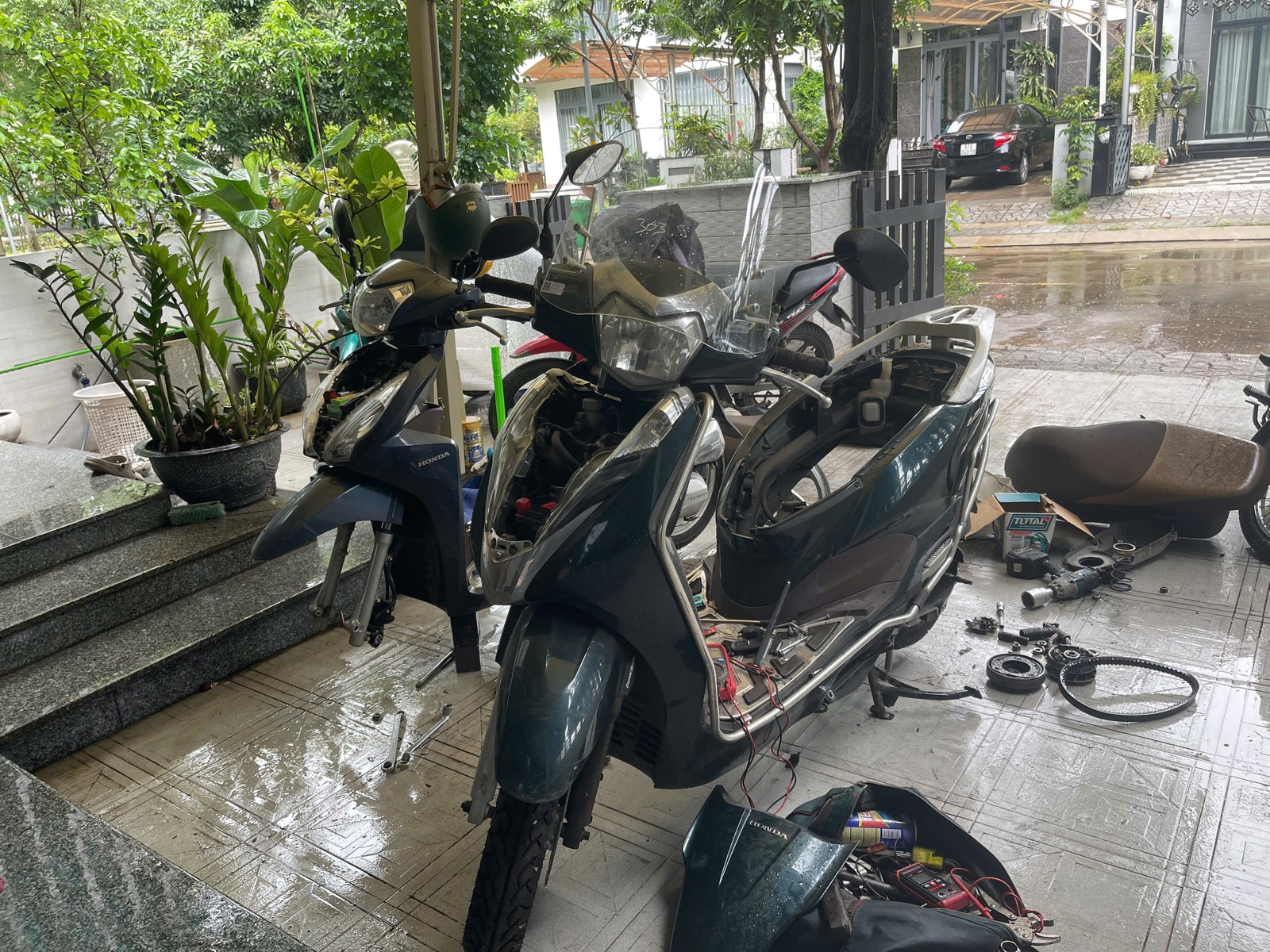 Sửa xe máy tại nhà